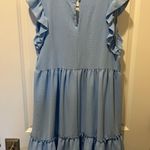 Altar'd State Blue Babydoll Mini Dress Photo 1
