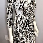 Carmen Marc Valvo Animal Print Wrap Dress NWOT 🐆 Photo 1