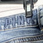 PINK - Victoria's Secret PINK Victoria’s Secret Distressed Denim Blue Jean Short Shorts Size 4 Photo 5