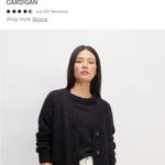 Everlane  oversized alpaca pocket cardigan, size xxs excellent condition. Photo 1