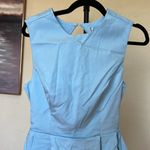 House Of CB  'Ingrid' Blue Twill Mini Dress NWOT‎ size L Tall Photo 10