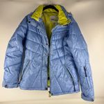Morrow Blue Puffer Ski Jacket with Lime Accents Photo 0
