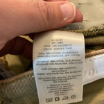 RE/DONE  NWT 70’s ultra high rise stove pipe raw hem size 26 crop green sage Photo 8