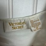 Victoria's Secret  Gold Label ivory satin tank lace detail cropped Medium M32 Photo 2