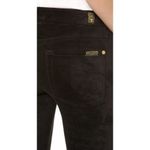 7 For All Mankind New Womens 24 Black Jeans Pants USA Sueded Skinny Soft NWT Photo 4