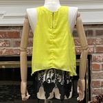 Hommage Los Angeles yellow tank with black lace / S / Excellent condition Photo 3