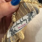 Free People Intimately  Gold Sequin Long Sleeve Top - Size S Photo 4