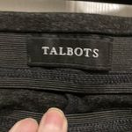 Talbots Heather Black Ponte Knit Button Accent Leggings Photo 4