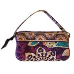 Vera Bradley  Purple Plum Crazy Paisley Pochette Wristlet Photo 1