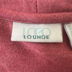 LOGO By Lori Goldstein Logo‎ Lounge Lori Goldstein Sweatshirt Womens Orange Large Lace Back Oversized Photo 4