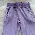 Zyia  Active Purple Don’t Wake Me Waffle Knit Jogger Sweatpants Photo 2