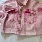 Gianni Bini  Pink Jean Jacket Photo 1