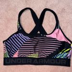 Under Armour  Multicolored Patterned Crossback Compression Sports Bra Photo 0
