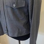 Gray Women's Jacket new with tags with a shimmer effect size 8 Photo 2
