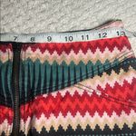 Divided  Multicolor Geometric Skirt with Zipper Photo 2