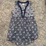 Knox Rose Navy Blue Paisley Mini Dress Photo 3