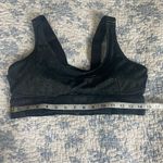 Varley  Edris Gray Scoop Neck Sports Bra Size Large Photo 5