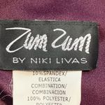 Vintage 90s Maxi Dress Burgundy Velvet Gown Criss Photo 12