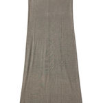 ENZA COSTA Dress Womens Small Mushroom Silk Rib Midi Tank Dress Scoop NEW Brown Photo 0