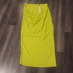 Susana Monaco  VISCOSE SOLID SIDE GATHERED SLIT SKIRT SIZE S Photo 4