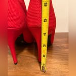 Brash Vibrant Red sock Booties with Stiletto Heel size 11 Photo 4