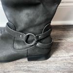 Life Stride  Soft System Boots X-Felicity Sz 10M Gray Riding Faux Leather EUC Photo 1