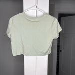 Talentless  Crop Top Short Sleeve Light Green Photo 1
