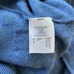 Brooks Brothers  346 Heather Navy Blue Merino Wool Mockneck Sweater Size Large Photo 4