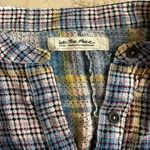 We The Free Distressed Plaid Top Photo 1