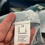 Medium Green, White Floral Tie Front Faux Wrap Midi Dress Green Photo 13