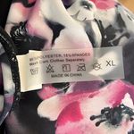 Floral Swimsuit One Piece Halter Strapless XL Purple Photo 3