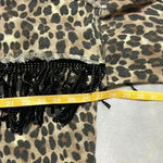 Leopard Print Jean Jacket Brown Size L Photo 9