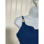 Lilly Pulitzer Lilly Pulitzer Alizee One Piece Swimsuit Size 12 Barton Blue Gold Ring Detail Photo 3