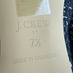 NEW J.Crew Women's Black Tweed Leather Cap Toe Slip On Ballet Flats Shoes Sz 7.5 Photo 6