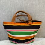 Kate Spade Vintage striped bucket bag / tote Photo 1