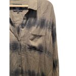 Rails  Black Waves Blouse Hunter Olive Size M Photo 8