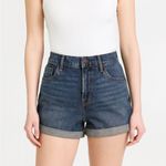 Mother Denim Cuffed Shorts. Size Photo 0