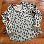 LC Lauren Conrad Lauren Conrad Evergreen Tree Pajama Top Women's Medium Photo 0