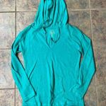 SO [] small teal blue high-low sweatshirt Photo 0