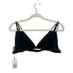 Shade & Shore  Black Bead Detail Triangle Bikini Top, Large (12-14) Photo 2