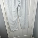 Abercrombie & Fitch Sz 31 Long $110 MSRP NWT White & Blue Striped WIDE leg Jeans Photo 7