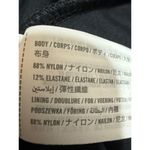 Abercrombie & Fitch Black Sleeveless High Neck Racerback Tank Bodysuit Top Sz M Photo 3