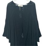 Natalie Martin  Fernanda Gauze Black Dress XS Photo 4