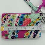 Vera Bradley Lanyard & Iconic Zip ID Case in Wildflower Paisley Photo 3