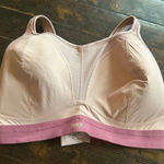Panache  two tone pink 38FF full figure luxe workout wireless bra Photo 0