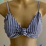Xhilaration Large black and white gingham two piece bikini retro style Photo 1
