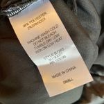 Discreet  Black Satin Cargo Pants w/ Drawstring Waist and Hem Size Small Photo 6