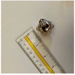 Clear vintage cluster beaded clip on earrings Photo 6