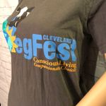 Cleveland VegFest Tee Conscious Living S Green Photo 3