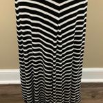 BCBGMAXAZRIA MAXAZRIA Black & White Striped Maxi Skirt Size XL Photo 8